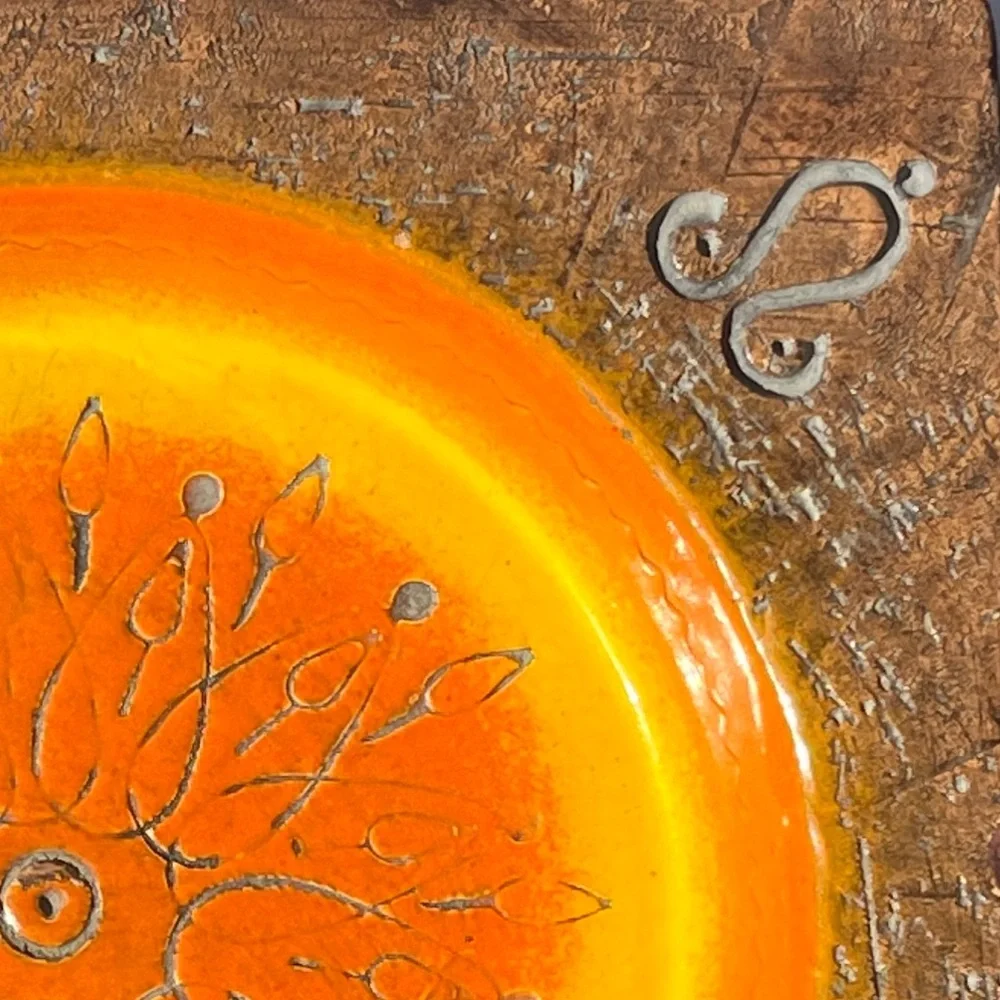 Bitossi Ceramic Ashtray Trinket Tray Pottery Italy Rosenthal Netter Mid Century - Picture 5 of 9